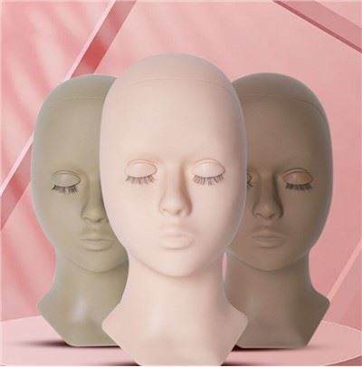 Kirpik Eğitimi Manken Kafası